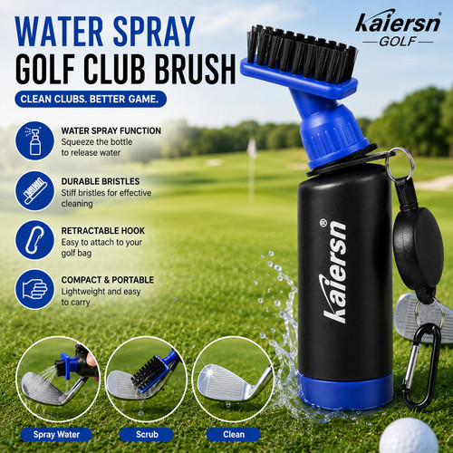 Golf club cleaning brush water - club,
