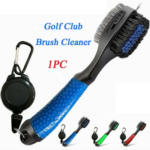 Black golf club brush - black,