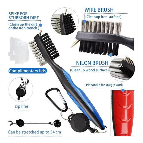Golf club brush - ⛳golf, cleaner