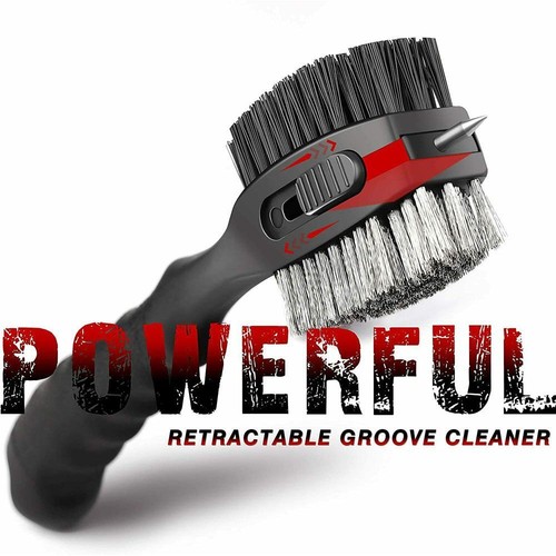 Golf club brush groove - club,